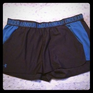 Blue under armour shorts